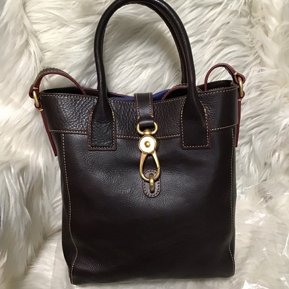 Dooney Florentine Leather North south bucket tote - Picture 11 of 16